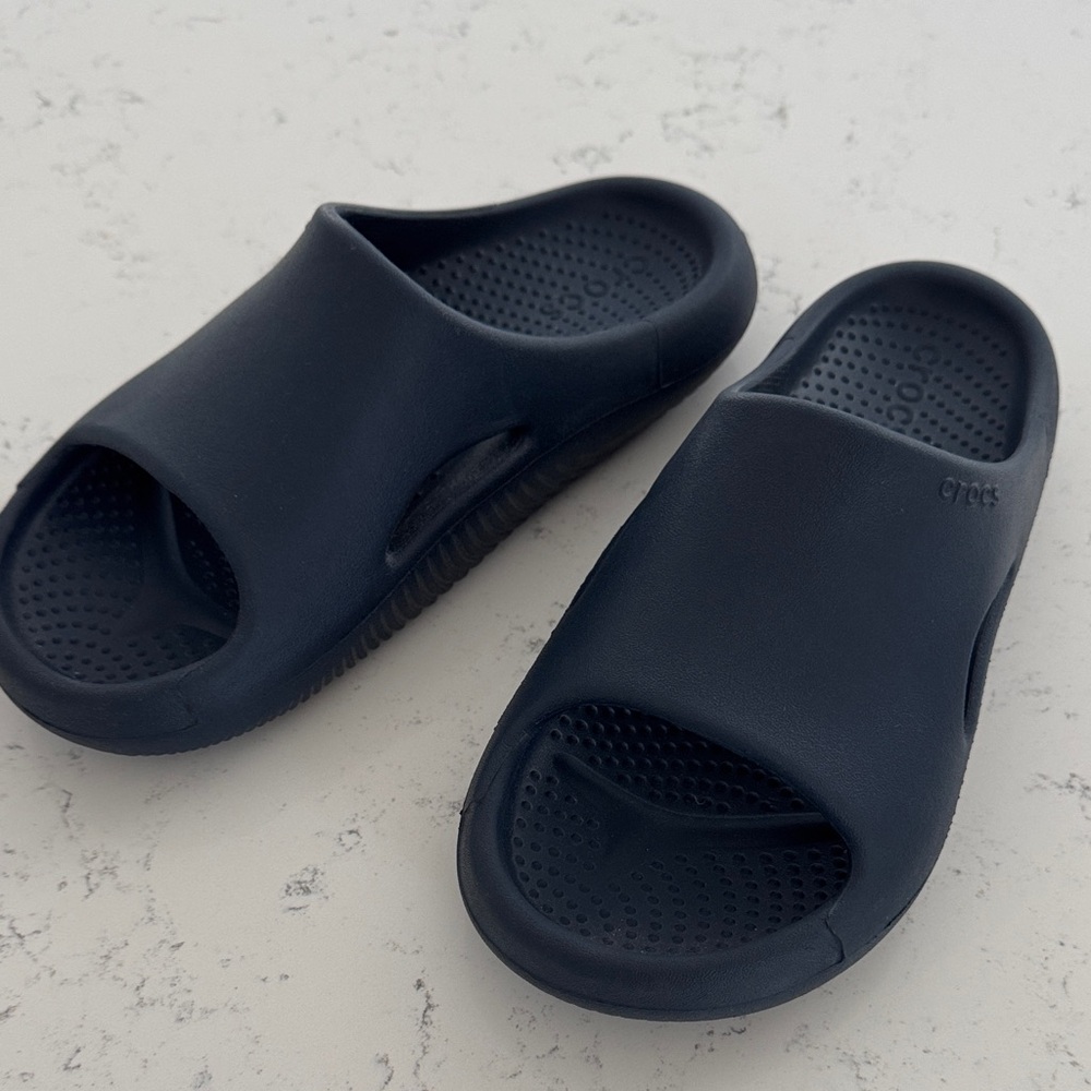 CROCS Dark Blue Slide Sandals